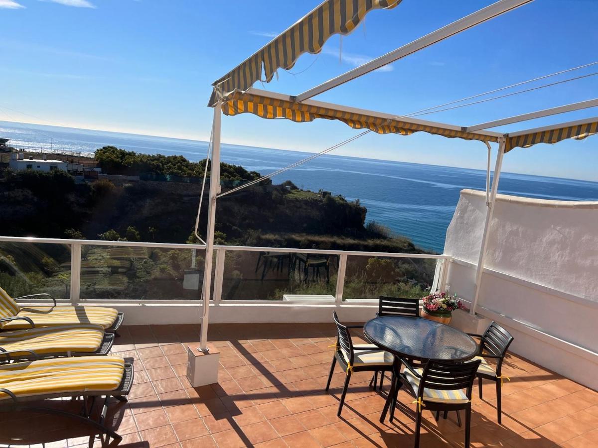 Delightful Burriana House With Magnificent Beach & Sea Views. Нерха Екстериор снимка