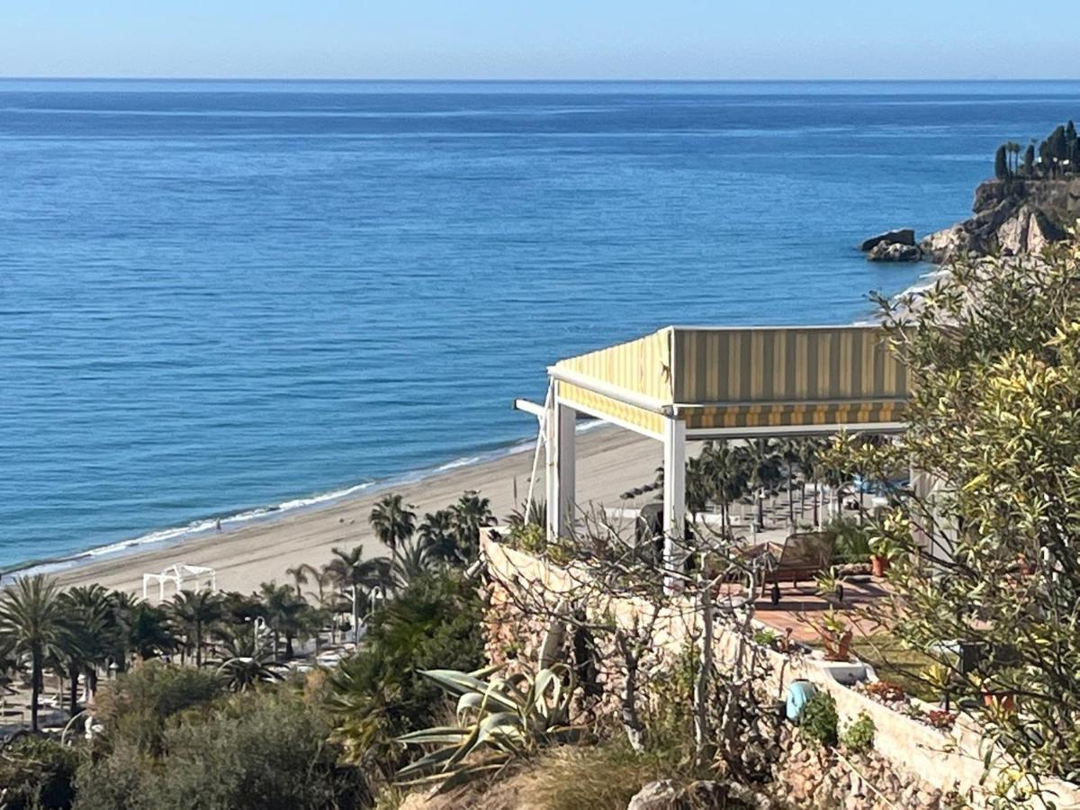 Delightful Burriana House With Magnificent Beach & Sea Views. Нерха Екстериор снимка